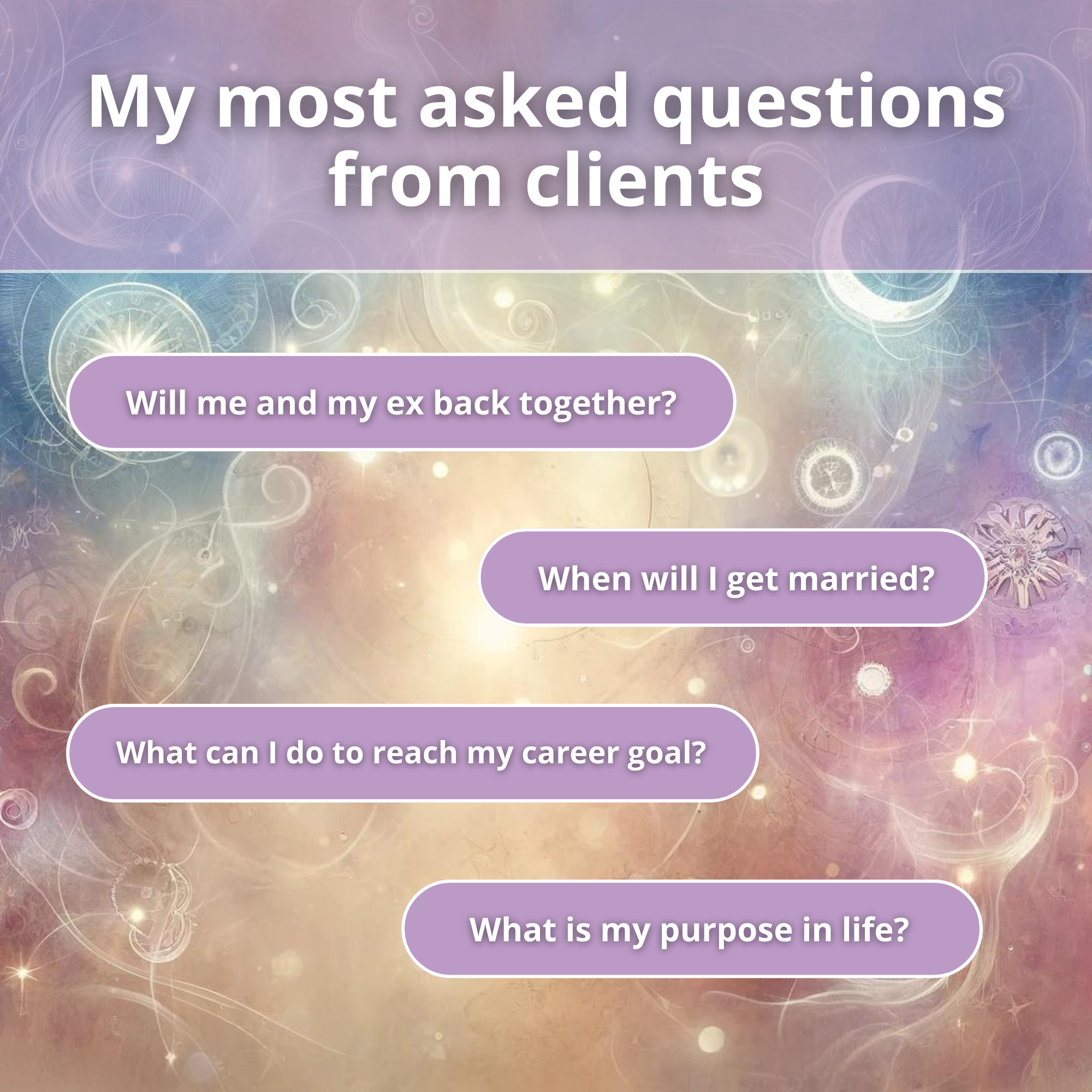 Ask 3 Open-Ended Questions + Gift (5-Page Full Psychic Reading)